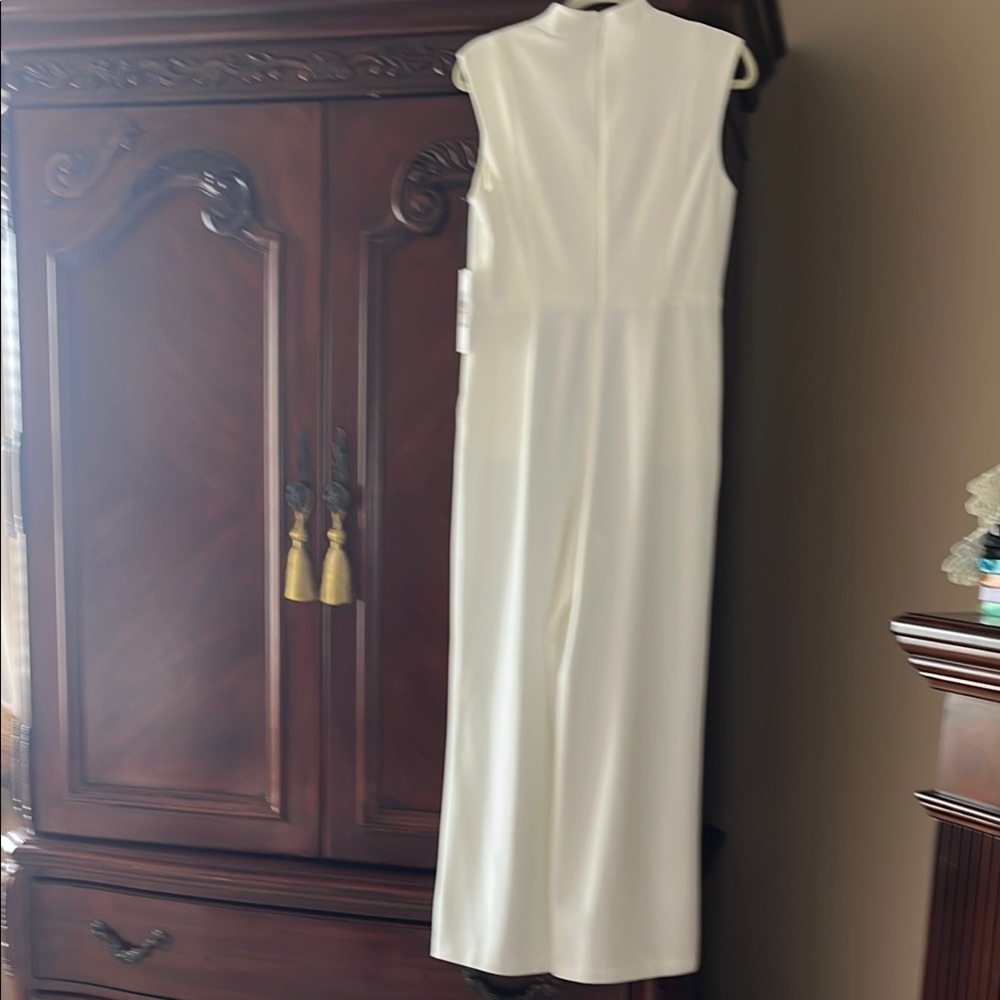 Calvin Klein Ivory Sleeveless Maxi Dress - Picture 5 of 5